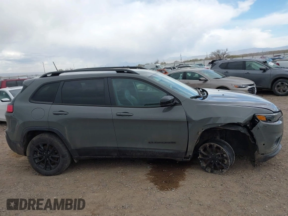 2023 Jeep Cherokee Altitude Lux with VIN 1C4PJMMB3PD110901, listed as a IAAI auction lot 42003987 with 42,555 mi miles. Bid and sale history available at carsss.com. Image 13.