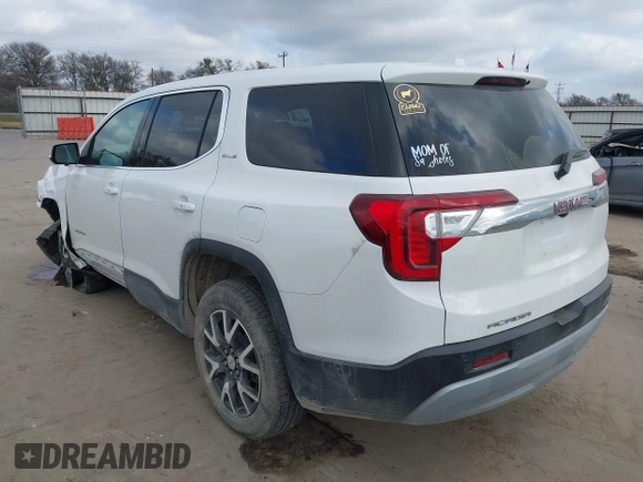 2021 GMC Acadia SLE with VIN 1GKKNKLA9MZ153282, listed as a IAAI auction lot 41513738 with 82,255 mi miles and . Bid and sale history available at DreamBid. Image 3.