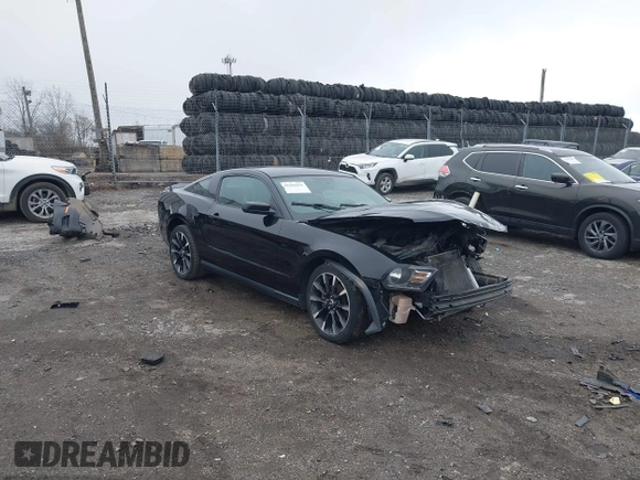 2012 Ford Mustang Premium with VIN 1ZVBP8AM7C5249954, listed as a IAAI auction lot 41881033 with 119,887 mi miles and . Bid and sale history available at DreamBid. Image 1.
