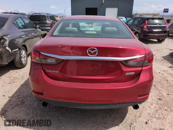 2016 Mazda 6 i Sport with VIN JM1GJ1U52G1410942, listed as a Copart auction lot 51810155 with 163,488 mi miles and Salvage Title. Bid and sale history available at DreamBid. Image 6.