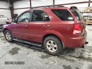 2005 Kia Sorento LX with VIN KNDJD733255391380, listed as a Copart auction lot 44764535 with 129,652 mi miles and Salvage Title. Bid and sale history available at carsss.com. Image 2.