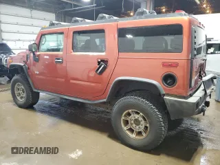 2003 Hummer H2 z VIN 5GRGN23U03H113929, wystawiony jako Copart lot #49540455 z przebiegiem 126 254 mil mil oraz Tytuł czysty. Historia ofert i sprzedaży dostępna na DreamBid. Obrazek 2.