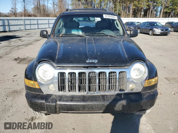 2006 Jeep Liberty Limited with VIN 1J4GK58K96W140561, listed as a Copart auction lot 42364665 with 227,974 mi miles and Salvage title. Bid and sale history available at DreamBid. Image 5.