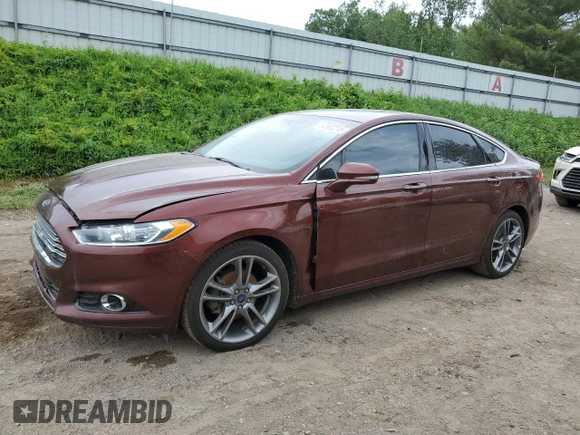 2016 Ford Fusion Titanium with VIN 3FA6P0D95GR141645, listed as a Copart auction lot 62582215 with 216,674 mi miles and Clean title. Bid and sale history available at DreamBid. Image 1.