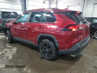 2021 Toyota RAV4 Hybrid XLE with VIN 4T3RWRFV7MU039800, listed as a Copart auction lot 48319525 with 51,730 mi miles and Salvage Title. Bid and sale history available at carsss.com. Image 2.