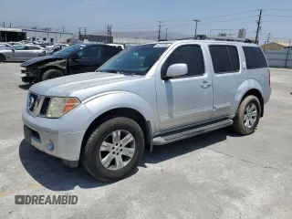 2005 Nissan Pathfinder LE with VIN 5N1AR18U55C717289, listed as a Copart auction lot 60372265 with 87,029 mi miles and Salvage title. Bid and sale history available at DreamBid. Image 1.