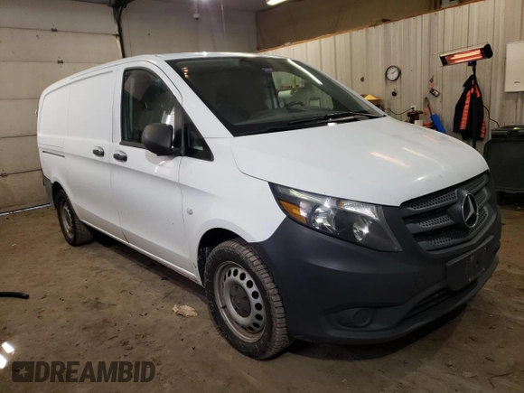 2017 Mercedes-Benz Metris Cargo with VIN WD3PG2EA6H3215443, listed as a Copart auction lot 48346215 with 160,756 mi miles and Salvage Title. Bid and sale history available at carsss.com. Image 4.
