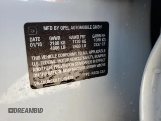 2018 Buick Regal Preferred с VIN W04GU8SX9J1098429, выставлен на аукционе Copart как лот 63414864 с пробегом 63 159 миль миль и Чистый • Clean title. История ставок и продаж доступна на DreamBid. Изображение 13.