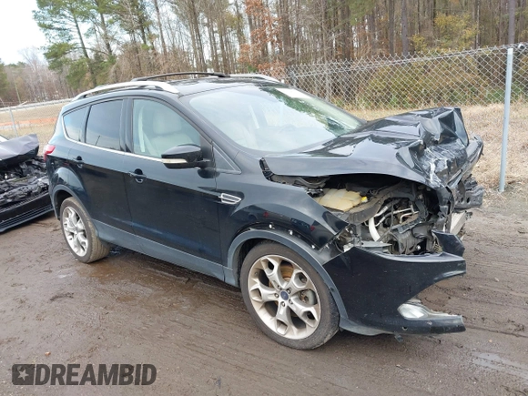 2016 Ford Escape Titanium with VIN 1FMCU9J91GUA59639, listed as a IAAI auction lot 41058369 with 138,046 mi miles. Bid and sale history available at carsss.com. Image 1.