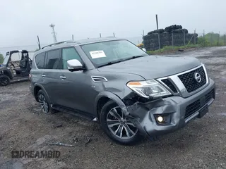 2019 Nissan Armada SV z VIN JN8AY2NC2K9581368, wystawiony jako IAAI lot #42288391 z przebiegiem 51 737 mil mil oraz . Historia ofert i sprzedaży dostępna na DreamBid. Obrazek 1.