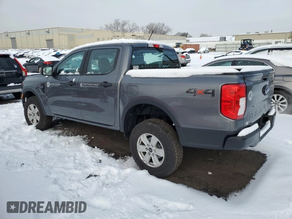 2024 Ford Ranger XL with VIN 1FTER4PH1RLE27021, listed as a Copart auction lot 43577965 with 7,685 mi miles and Salvage Title. Bid and sale history available at carsss.com. Image 2.