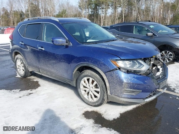 2020 Nissan Rogue SV with VIN KNMAT2MV1LP519874, listed as a IAAI auction lot 41610293 with 65,773 mi miles. Bid and sale history available at carsss.com. Image 1.