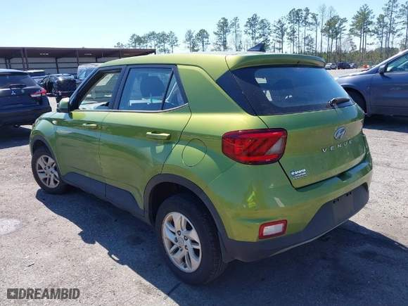 2021 Hyundai Venue SE with VIN KMHRB8A32MU114794, listed as a IAAI auction lot 41768493 with 127,190 mi miles. Bid and sale history available at carsss.com. Image 3.