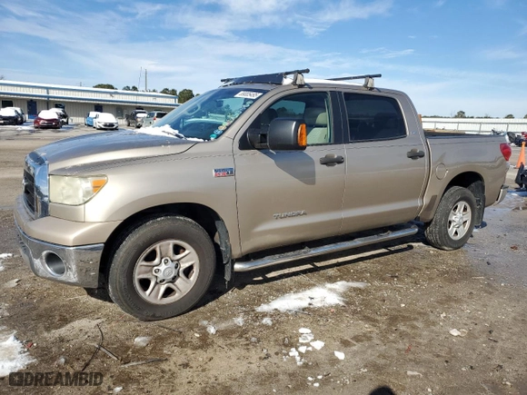 2007 Toyota Tundra SR5 with VIN 5TBDV54187S477181, listed as a Copart auction lot 89005495 with 170,229 mi miles and Salvage Title. Bid and sale history available at carsss.com. Image 1.