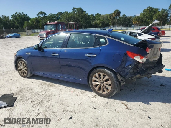2018 Kia Optima EX with VIN 5XXGU4L39JG179039, listed as a Copart auction lot 51713395 with 109,974 mi miles and Salvage Title. Bid and sale history available at carsss.com. Image 2.