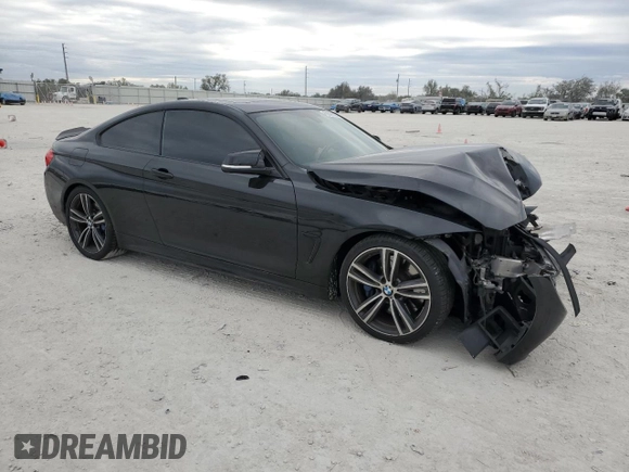 2016 BMW 4 Series 435i with VIN WBA3R1C54GK195905, listed as a Copart auction lot 89040925 with 141,256 mi miles and Salvage title. Bid and sale history available at DreamBid. Image 4.