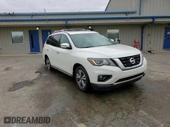 2017 Nissan Pathfinder SV z VIN 5N1DR2MN0HC606932, wystawiony jako Copart lot #44925615 z przebiegiem 127 566 mil mil oraz Szkody całkowita. Historia ofert i sprzedaży dostępna na DreamBid. Obrazek 14.