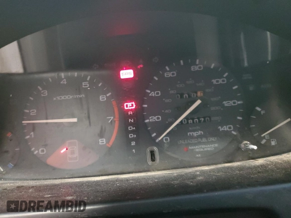 1996 Honda Accord EX with VIN 1HGCD5650TA167749, listed as a Copart auction lot 80618404 with 208,070 mi miles and Salvage Title. Bid and sale history available at DreamBid. Image 9.