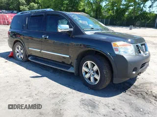 2012 Nissan Armada SV z VIN 5N1BA0ND5CN613848, wystawiony jako IAAI lot #42321947 z przebiegiem 201 102 mil mil oraz . Historia ofert i sprzedaży dostępna na DreamBid. Obrazek 1.
