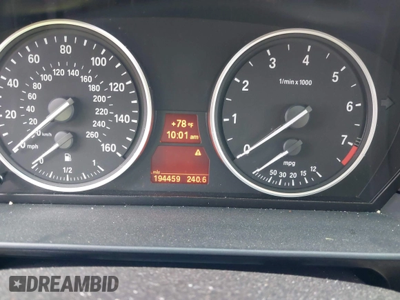 2008 BMW 5 Series 528i with VIN WBANU53568C113344, listed as a IAAI auction lot 41960354 with 194,459 mi miles and . Bid and sale history available at carsss.com. Image 7.