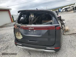 2022 Kia Carnival LXS with VIN KNDNB4H37N6123501, listed as a Copart auction lot 71453424 with 0 mi miles and Salvage Title. Bid and sale history available at carsss.com. Image 6.