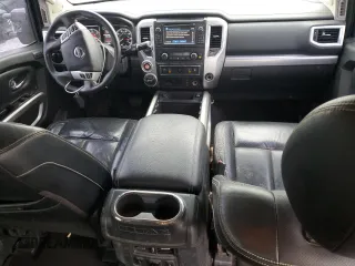 2017 Nissan Titan XD SL with VIN 1N6BA1F43HN544218, listed as a Copart auction lot 85758614 with 124,765 mi miles and Salvage Title. Bid and sale history available at carsss.com. Image 8.