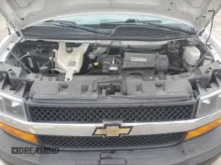 2020 Chevrolet Express Cargo Van with VIN 1GCWGAFG8L1188409, listed as a Copart auction lot 83660584 with 0 mi miles and Salvage Title. Bid and sale history available at carsss.com. Image 13.
