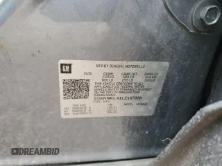 2020 GMC Acadia SLE z VIN 1GKKNKLA1LZ167028, wystawiony jako Copart lot #42650345 z przebiegiem Nie podano mil oraz Czysty tytuł • Clean title. Historia ofert i sprzedaży dostępna na DreamBid. Obrazek 13.
