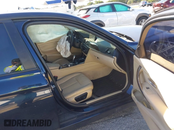 2015 BMW 3 Series 328i with VIN WBA3A5G55FNS91189, listed as a IAAI auction lot 41296279 with 115,120 mi miles. Bid and sale history available at carsss.com. Image 5.