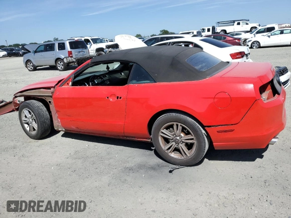 2013 Ford Mustang V6 with VIN 1ZVBP8EM2D5203895, listed as a Copart auction lot 55858695 with 110,219 mi miles and Salvage title. Bid and sale history available at DreamBid. Image 2.