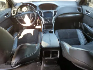 2019 Acura TLX w/A-Spec Pkg with VIN 19UUB1F65KA003343, listed as a Copart auction lot 87400384 with 0 mi miles and Salvage Title. Bid and sale history available at carsss.com. Image 8.