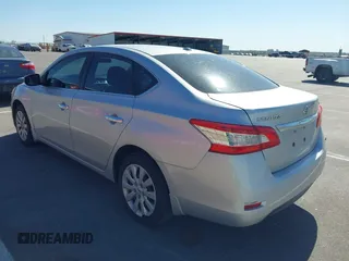 2015 Nissan Sentra SV with VIN 3N1AB7AP1FY219540, listed as a IAAI auction lot 42142798 with 119,106 mi miles and . Bid and sale history available at DreamBid. Image 3.