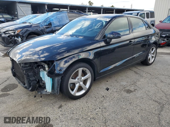 2015 Audi A3 1.8T Premium with VIN WAUACGFF3F1112288, listed as a Copart auction lot 43295553 with 67,916 mi miles. Bid and sale history available at carsss.com. Image 1.