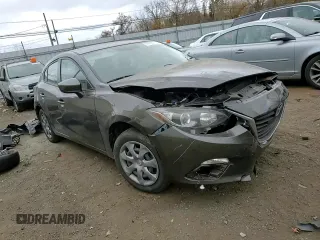 2016 Mazda 3 i Sport with VIN JM1BM1J7XG1329257, listed as a Copart auction lot 77995214 with Not Provided miles and Salvage Title. Bid and sale history available at DreamBid. Image 11.