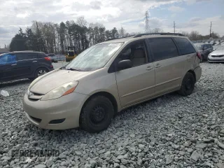 2007 Toyota Sienna CE with VIN 5TDZK23C47S057019, listed as a Copart auction lot 49762365 with 276,984 mi miles and Salvage Title. Bid and sale history available at carsss.com. Image 1.