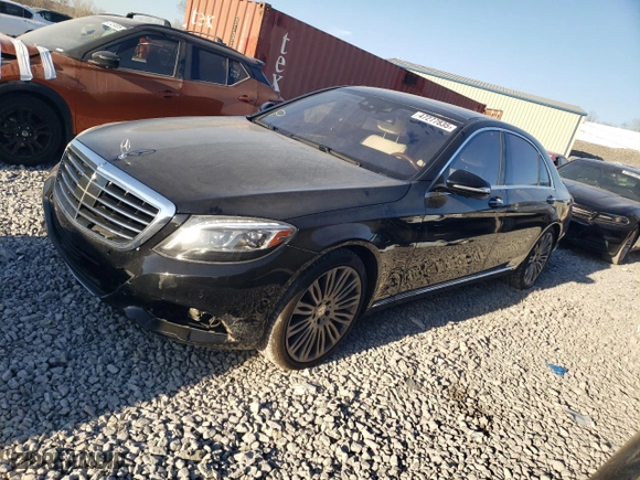 2015 Mercedes-Benz S-Class S 550 with VIN WDDUG8CB7FA131377, listed as a Copart auction lot 47277835 with 109,131 mi miles and Salvage Title. Bid and sale history available at carsss.com. Image 1.