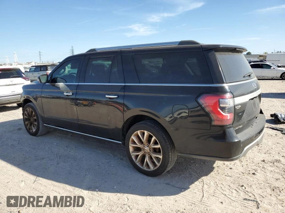 2018 Ford Expedition Max Limited z VIN 1FMJK1KT8JEA10237, wystawiony jako Copart lot #49291615 z przebiegiem 217 147 mil mil oraz Szkoda całkowita • Salvage title. Historia ofert i sprzedaży dostępna na DreamBid. Obrazek 2.