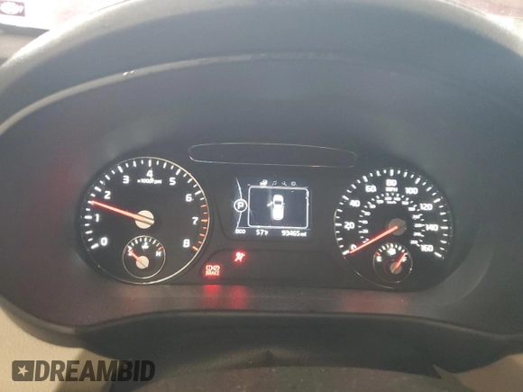 2016 Kia Sorento LX with VIN 5XYPG4A50GG177230, listed as a Copart auction lot 83551084 with 93,465 mi miles and Salvage Title. Bid and sale history available at carsss.com. Image 9.
