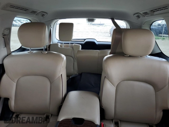 2020 Nissan Armada Platinum z VIN JN8AY2NF6L9360075, wystawiony jako Copart lot #55240645 z przebiegiem 93 505 mil mil oraz Szkoda całkowita • Salvage title. Historia ofert i sprzedaży dostępna na DreamBid. Obrazek 10.