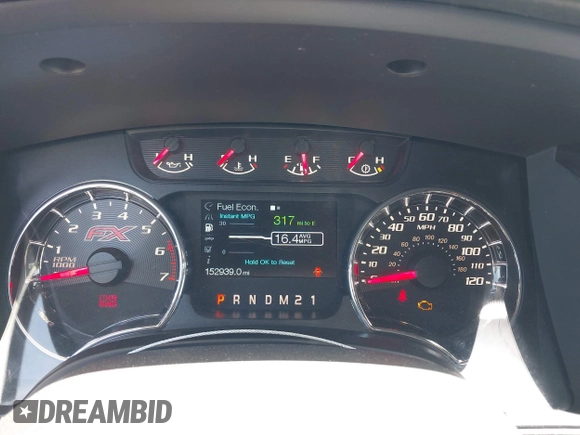 2014 Ford F-150 XL with VIN 1FTFW1ET7EFA80824, listed as a IAAI auction lot 42292394 with 152,939 mi miles and . Bid and sale history available at DreamBid. Image 7.