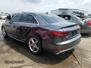 2018 Audi S4 Prestige with VIN WAUC4AF49JA069344, listed as a Copart auction lot 63826864 with 38,690 mi miles and Salvage Title. Bid and sale history available at carsss.com. Image 2.