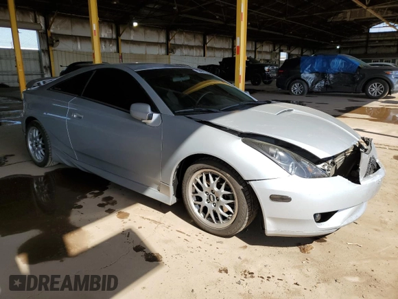 2005 Toyota Celica GT with VIN JTDDR32T950182269, listed as a Copart auction lot 53401725 with 109,591 mi miles and Salvage Title. Bid and sale history available at carsss.com. Image 4.
