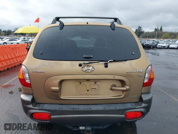 2003 Hyundai Santa Fe GLS with VIN KM8SC73D63U350345, listed as a IAAI auction lot 41841877 with 109,764 mi miles. Bid and sale history available at carsss.com. Image 16.