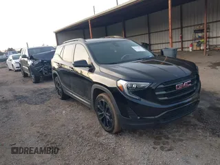 2021 GMC Terrain SLE with VIN 3GKALMEV5ML322850, listed as a IAAI auction lot 41297893 with 122,083 mi miles and . Bid and sale history available at carsss.com. Image 1.
