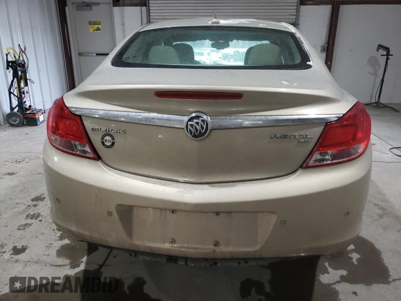 2011 Buick Regal CXL RL3 with VIN 2G4GR5EC9B9177588, listed as a Copart auction lot 87849355 with 117,821 mi miles and Non Repairable. Bid and sale history available at carsss.com. Image 6.