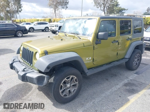2007 Jeep Wrangler Unlimited X with VIN 1J8GB39107L114510, listed as a IAAI auction lot 41736367 with 467,567 mi miles and . Bid and sale history available at DreamBid. Image 2.