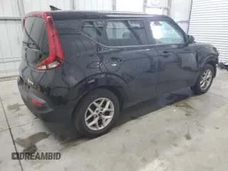 2022 Kia Soul LX with VIN KNDJ23AU8N7184684, listed as a Copart auction lot 53359015 with 52,388 mi miles and Salvage Title. Bid and sale history available at carsss.com. Image 3.