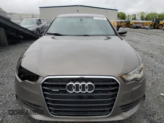 2013 Audi A6 Premium Plus with VIN WAUGGAFCXDN078258, listed as a Copart auction lot 51437285 with 122,345 mi miles and Salvage title. Bid and sale history available at DreamBid. Image 5.