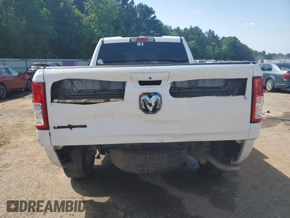 2022 Ram 1500 Big Horn with VIN 1C6RREBG1NN273017, listed as a Copart auction lot 61803835 with 77,450 mi miles and Salvage title. Bid and sale history available at DreamBid. Image 6.