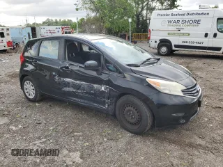 2014 Nissan Note S with VIN 3N1CE2CP1EL397783, listed as a Copart auction lot 55962895 with 108,769 mi miles and Salvage title. Bid and sale history available at DreamBid. Image 4.